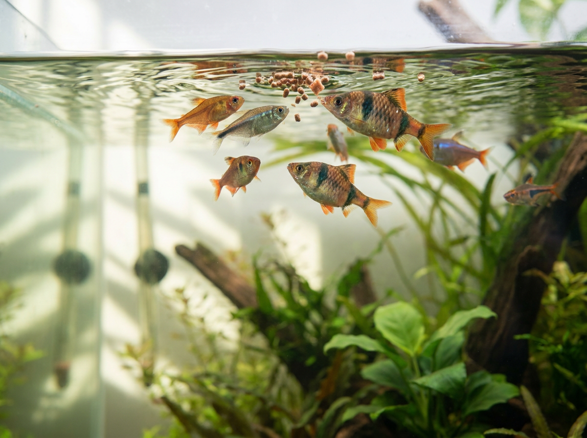 Fische richtig füttern: Tipps für gesunde Aquarienbewohner