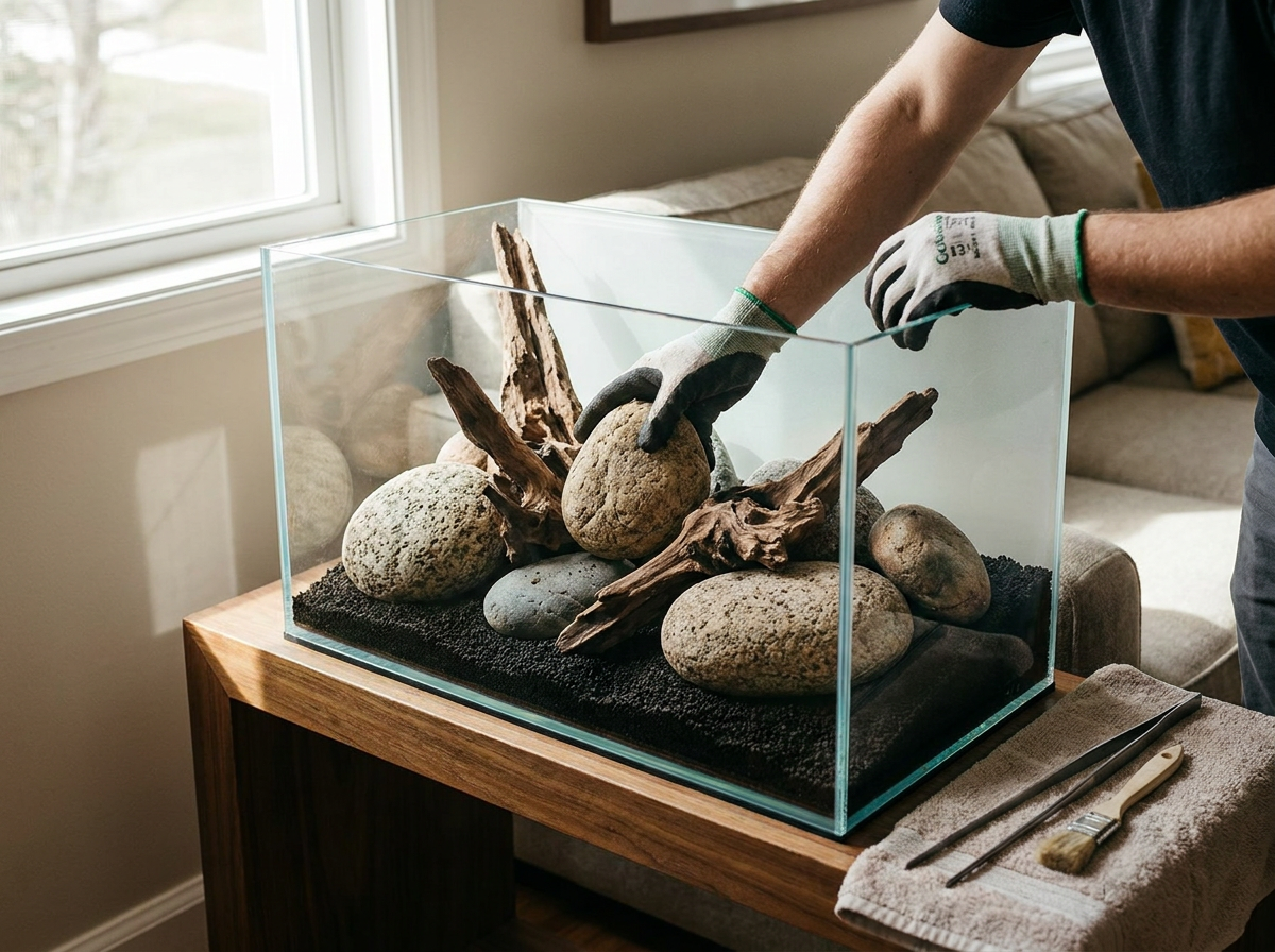 Aquarium einrichten: Tipps für einen gesunden Start
