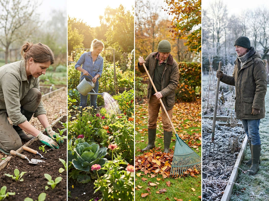 Gartenpflege im Jahresverlauf: Tipps für jede Saison