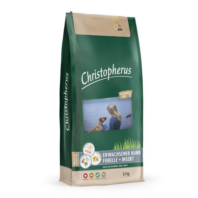 Christopherus Getreidefrei Forelle & Insekt - 750 g