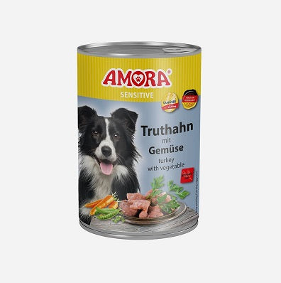 AMORA Dog Sensitive Truthahn & Gemüse - 800 g