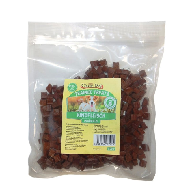 Classic Dog Trainee Treats Rindfleischwürfel - 500 g