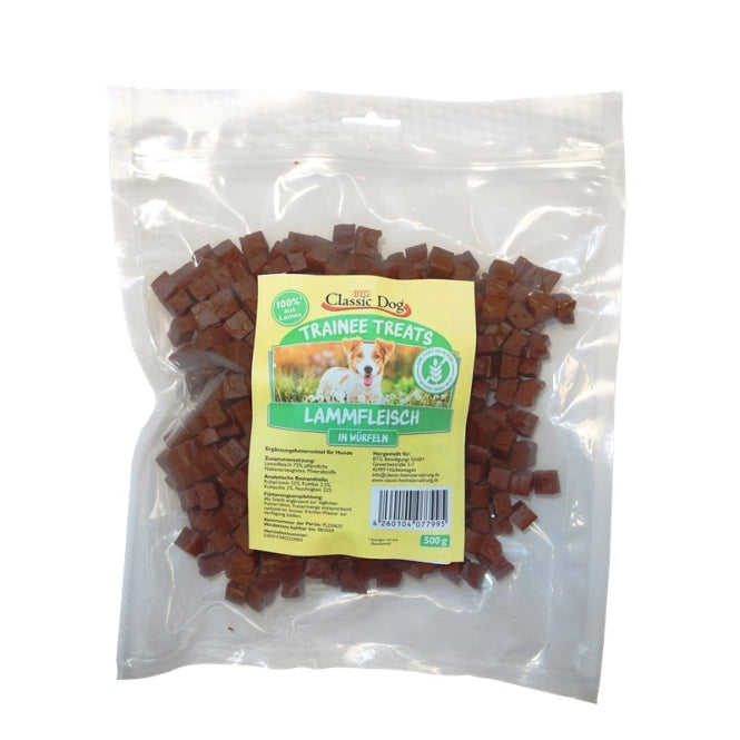 Classic Dog Trainee Treats Lammfleischwürfel - 500 g