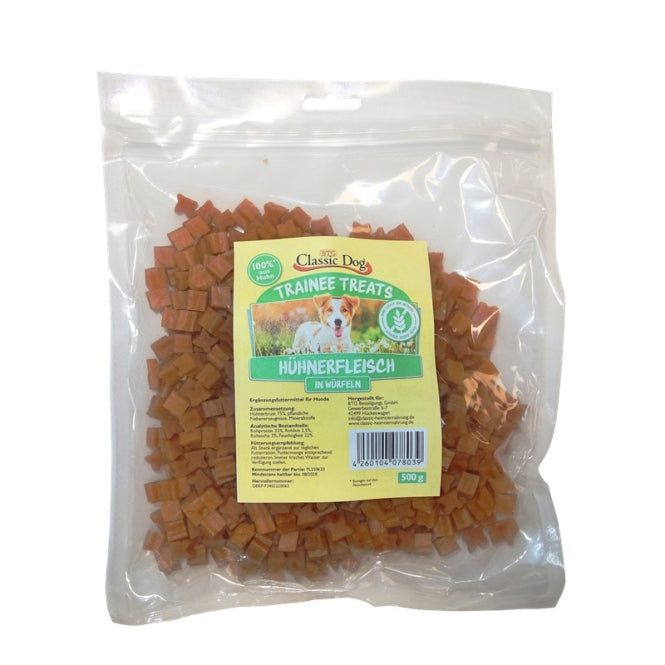Classic Dog Trainee Treats Hühnerfleischwürfel - 250 g
