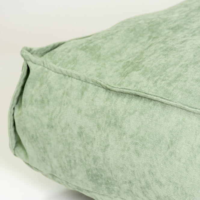 Duvoplus Kissen Velvet rechteckig - grün - 76x56x13cm