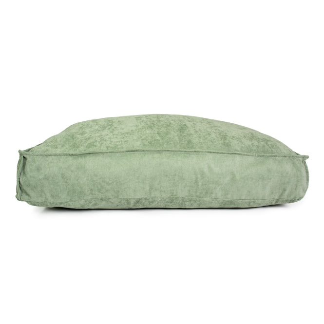 Duvoplus Kissen Velvet rechteckig - grün - 116x84x21cm