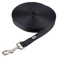 Duvoplus EXPLOR Trackingleine Classic flach - schwarz - 5m/20mm