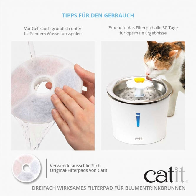 Catit Triple Action Filter rahmenlos - 6 Stück