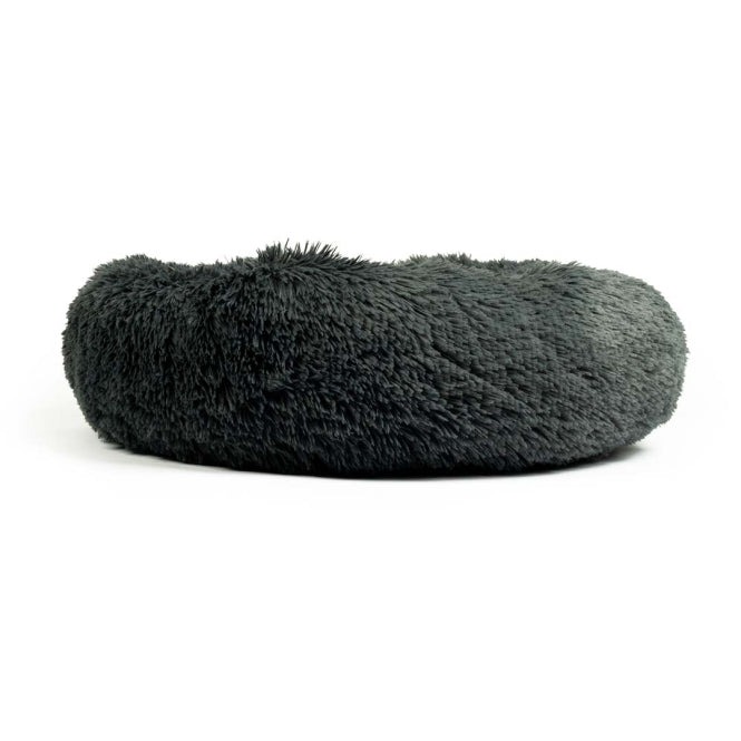 Duvoplus Donutbett Snug - dunkelgrau - L - 80x80x17cm