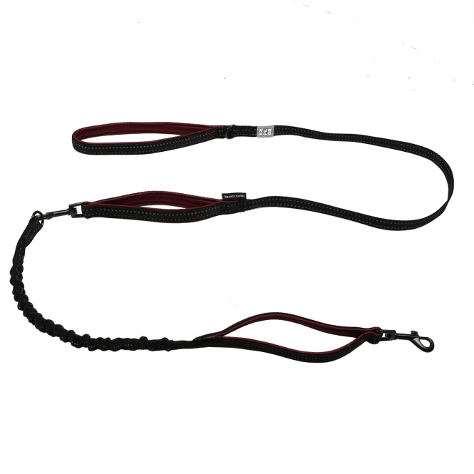 Duvoplus EXPLOR Ultimate Fit 2in1 Leine Fashion - plum purple - 180cm - 25mm