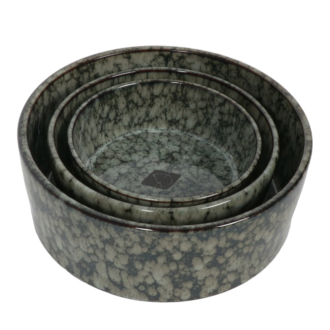 D&D Trendy Napf Jasper green marble - 16 cm