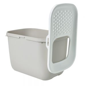 Savic Katzentoilette Hop In - champagner/toskanarot
