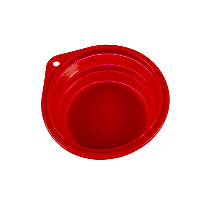 Duvo Silikon-Reisenapf - rot - 2000ml-22cm