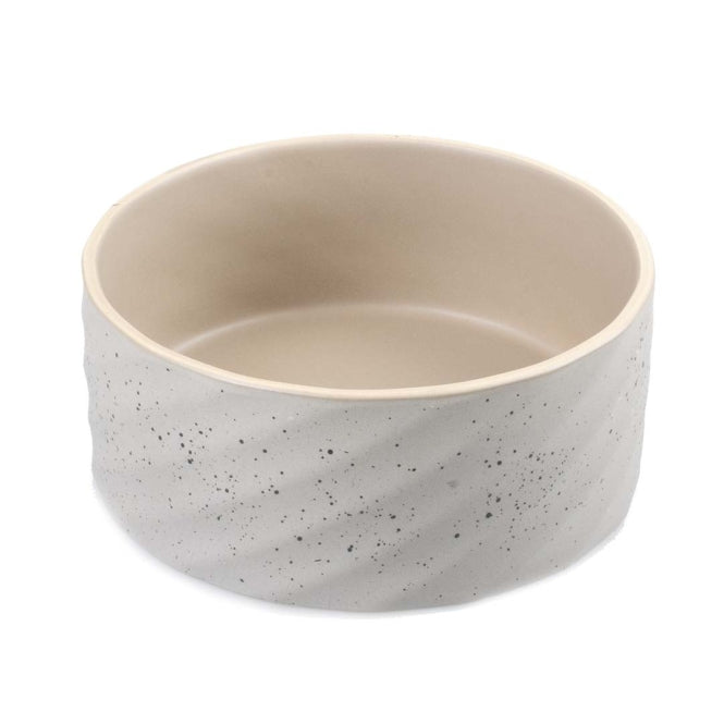 Duvoplus Keramiknapf Stone Wavy Dune - 1250ml - 18x18x7,5cm