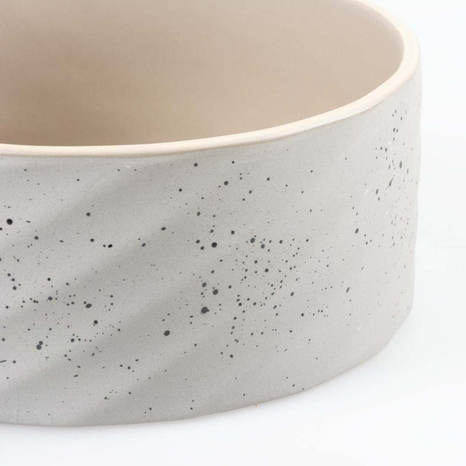 Duvoplus Keramiknapf Stone Wavy Dune - 2100ml - 21,5x21,5x8cm