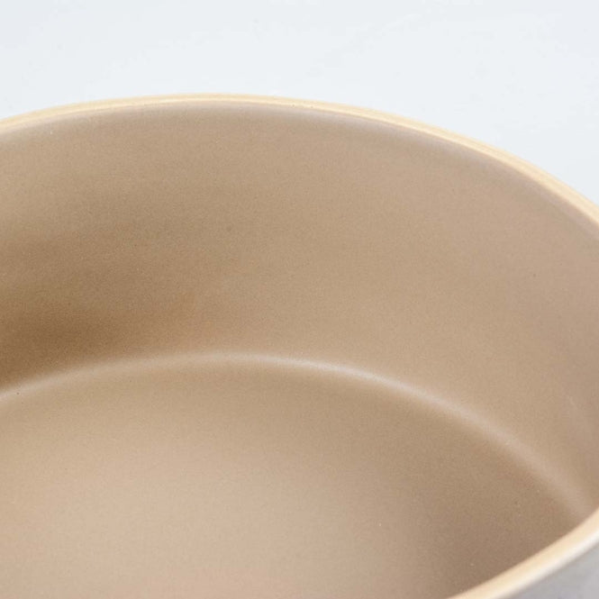 Duvoplus Keramiknapf Stone Wavy Dune - 2100ml - 21,5x21,5x8cm