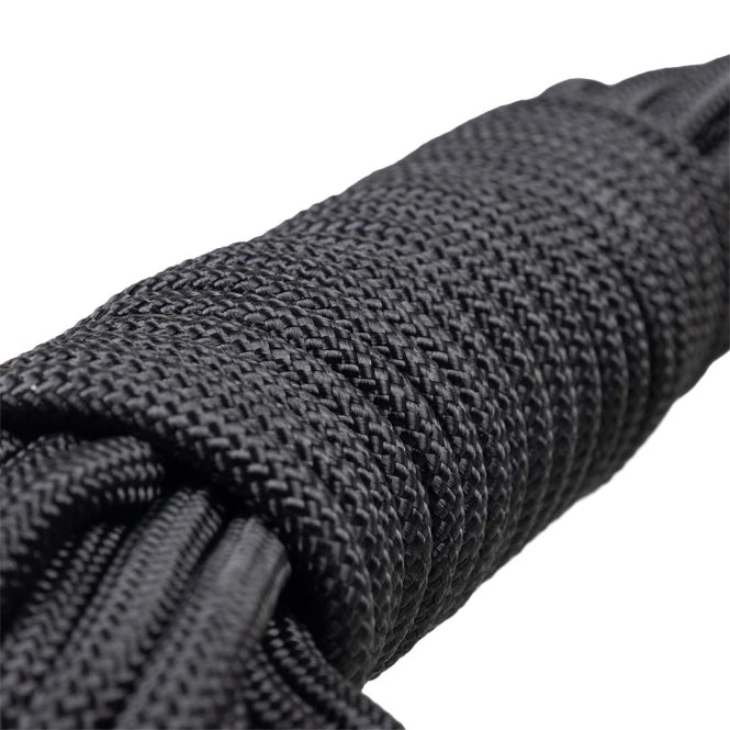 Duvoplus EXPLOR Trackingleine Classic rund - schwarz - 15m/8mm