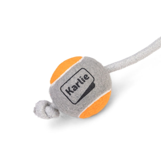 Karlie Tennisball mit Seil - 6 cm