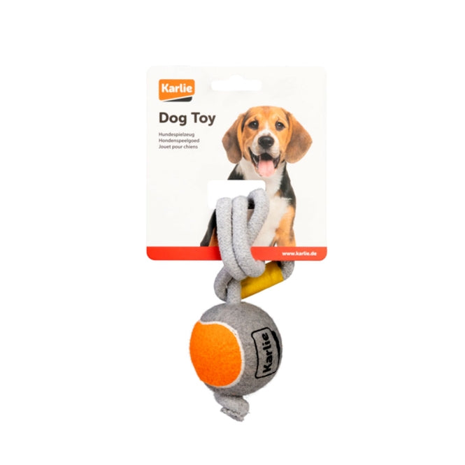 Karlie Tennisball mit Seil - 8 cm