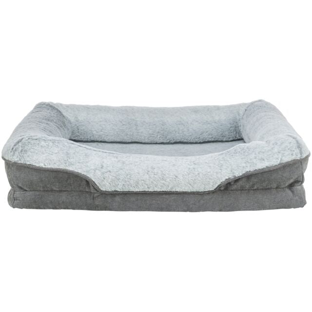 Trixie Vital Bett Lino Soft - grau/hellgrau - 70 × 55 cm