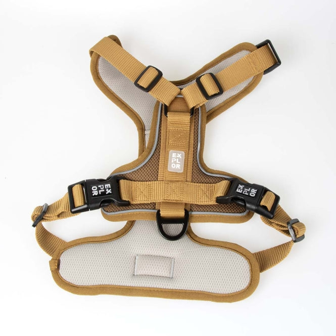 Duvoplus EXPLOR Ultimate Fit No-Pull-Geschirr - honey gold - XS - 28-37cm - 32-43cm