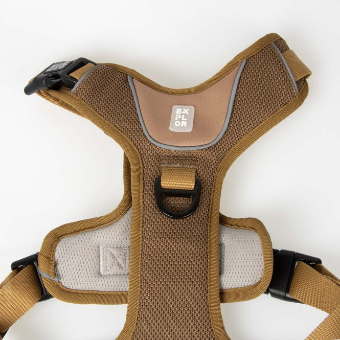 Duvoplus EXPLOR Ultimate Fit No-Pull-Geschirr - honey gold - M - 40-49cm - 49-65cm