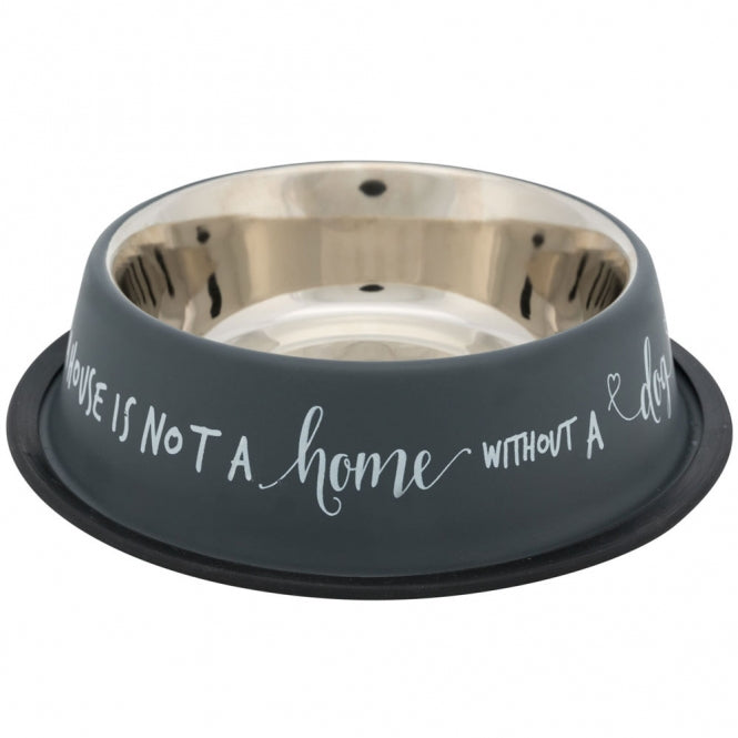 Trixie Edelstahlnapf Home für Hunde - 0,9 l/ø 23 cm