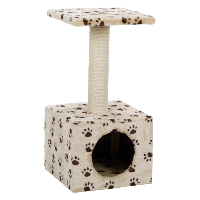 Trixie Junior Kratzbaum Zamora - Beige mit Pfoten