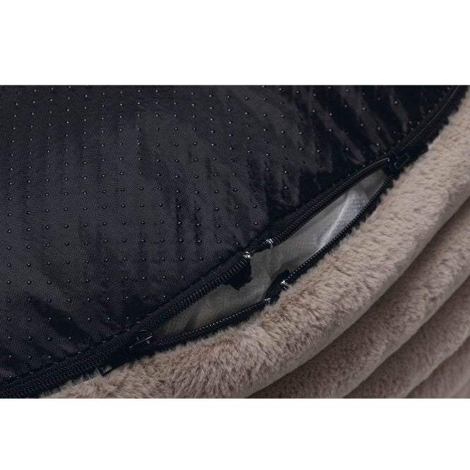Designed by Lotte Hundebett Reza - rund, beige - 80 x 20 cm