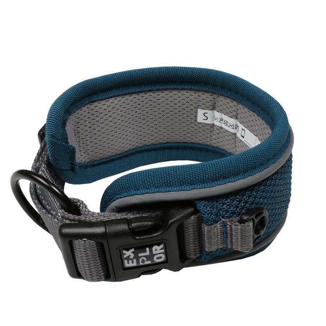Duvoplus EXPLOR Ultimate Fit Control Halsband Classic - petrol blue - XL - 52-61cm