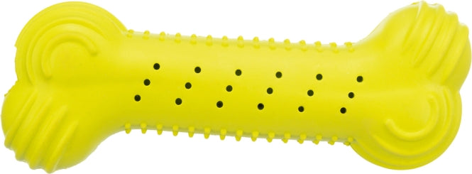 Trixie Knister-Knochen aus Naturgummi - 11cm / orange