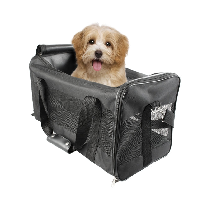 Duvoplus Reisetasche Nylon - schwarz - M - 50 x 27 x 29cm - max. 7kg