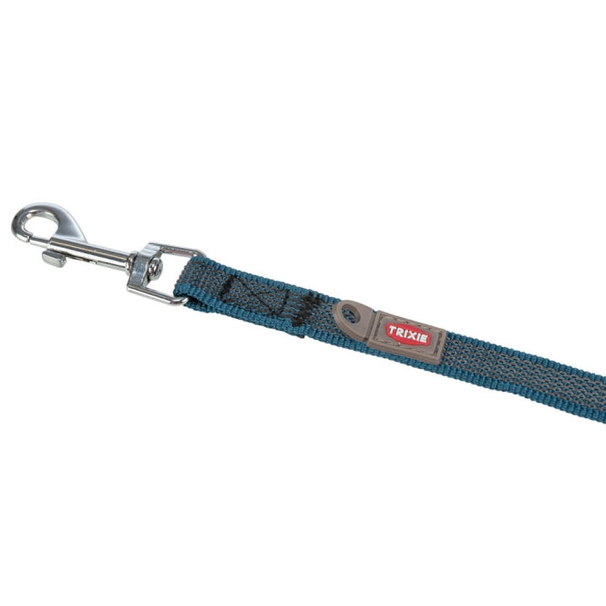 Trixie Schleppleine, gummiert - petrol - 10 m/15 mm