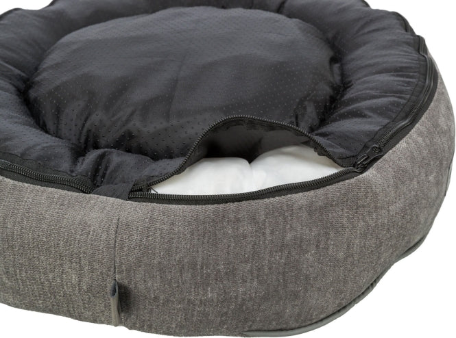Trixie Vital Bett Lennox, rund - grau - ø 70 cm