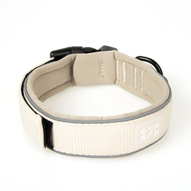 Duvoplus EXPLOR Ultimate Fit Comfy Halsband Fashion - Antique White - S - 34-38cm