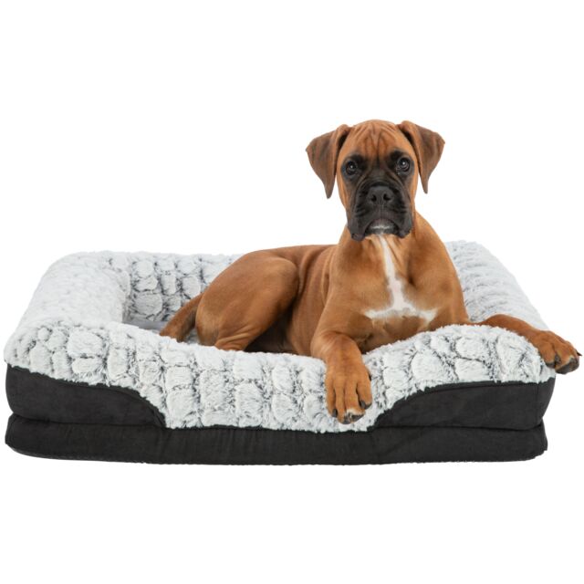 Trixie Vital Bett Lino - schwarz/grau - 70 × 55 cm