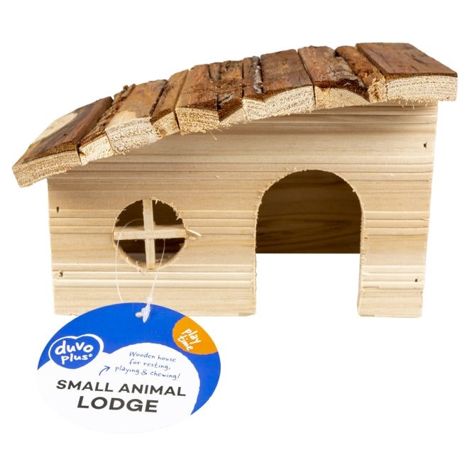 Duvoplus Kleintierhaus mit Schrägdach - 20 x 13 x 12cm