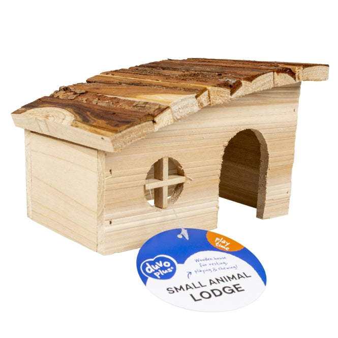 Duvoplus Kleintierhaus mit Schrägdach - 20 x 13 x 12cm