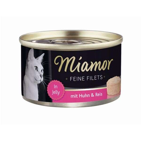 Miamor Feine Filets 100g - Filets Huhn & Reis